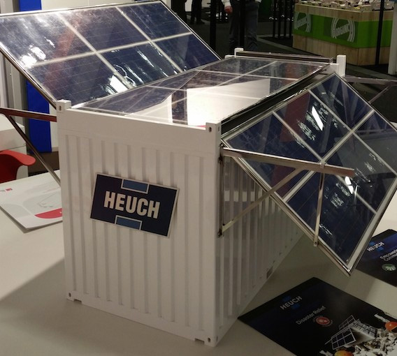 Heuch Solar Power Freezer Containers. Solar Refrigeration and Air Conditioning Services.